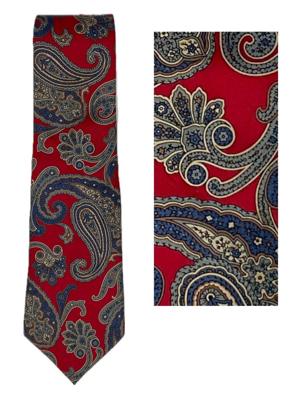 Envoy Classic Paisley Red Mens Tie